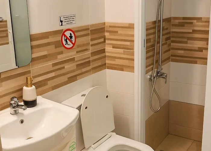 Lively Coast In Nightlife 400 M From The